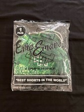 Eric Emanuel EE Basic Shorts Neon Green Paisley Size Large L NEW Rare
