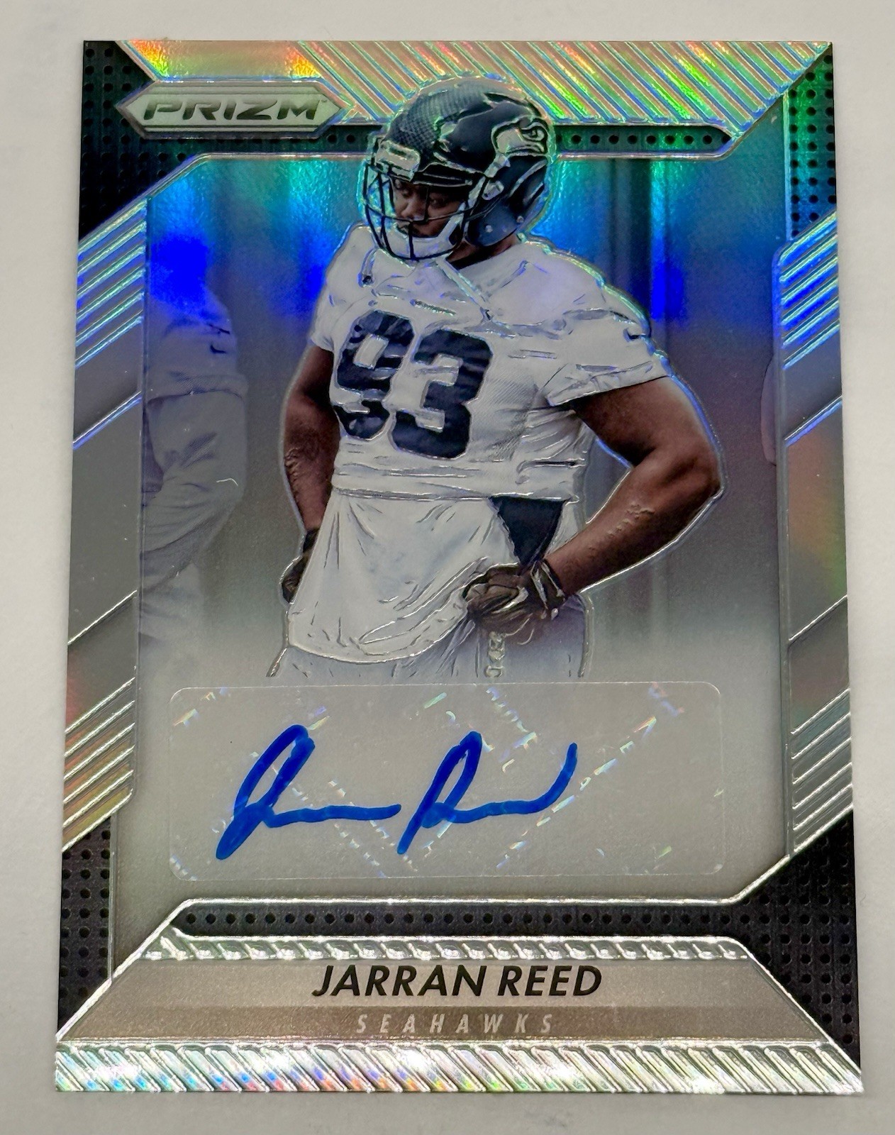 Jarran Reed Panini Prizm Rookie Autograph Prizm #RAJRD Base