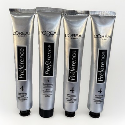 L'Oreal Paris Preference Step 3 Reinforcing Conditioner Silver Tube 54ml x4 NEU
