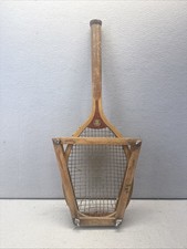Antique Spalding Wooden Tennis Racket Wood Frame Press Vintage 1910-1930 Decor