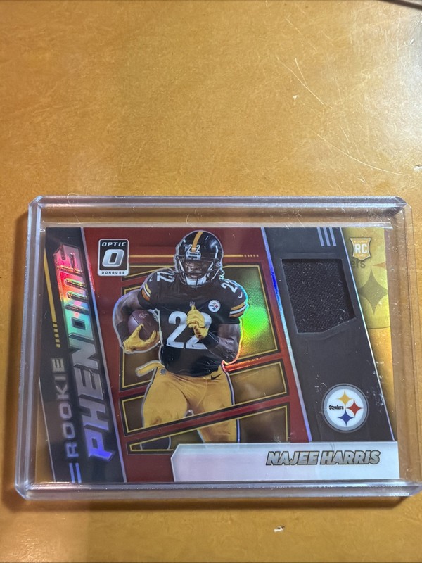 2021 Donruss Optic Najee Harris Rookie Phenoms Red Prizm Patch RPH-13 Steelers