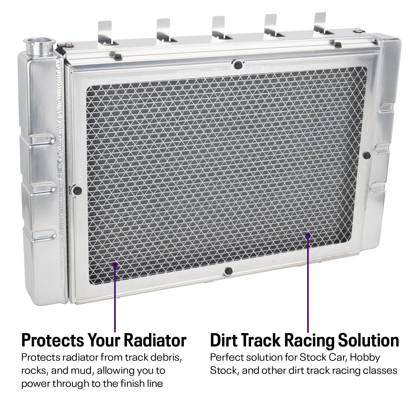 Universal Stock Car/Hobby Stock Radiator Shaker Screen Kit, 28-in