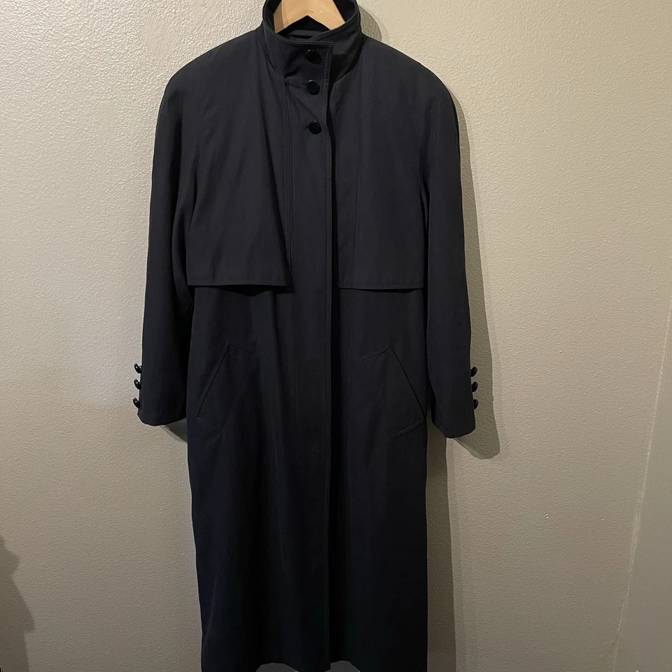 Gabardina de Colección Valerie Stevens Extraíble Forro Cálido Terciopelo Detalles Mujer’s P6 Foto 3 de 4