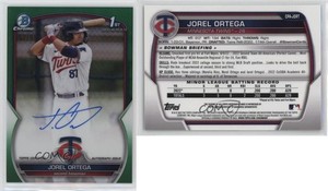 2023 Bowman Chrome Prospect Green Refractor /99 Jorel Ortega #CPA-JORT Auto