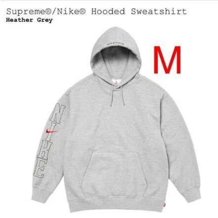Sweat à capuche neuf 24SS M Supreme Nike gris bruyère Supreme Nike Hooded S