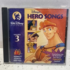 Disney Hero Songs Volume 3 CD 1996 McDonalds