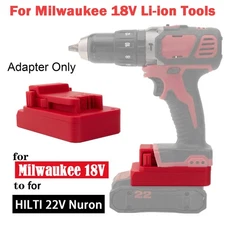 Converter For Hilti Nuron 22V Battery Adapter to For Milwaukee 18V Power Tools