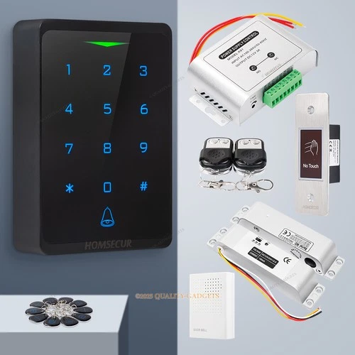 HOMSECUR Weatherproof WIFI RFID Access Control Set Lock APP Unlock