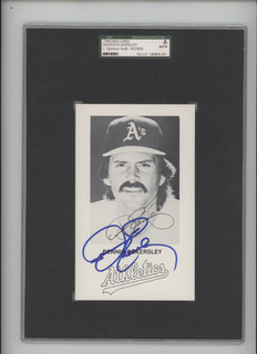 Signed Trading Card Dennis Eckersley SGC Authentic