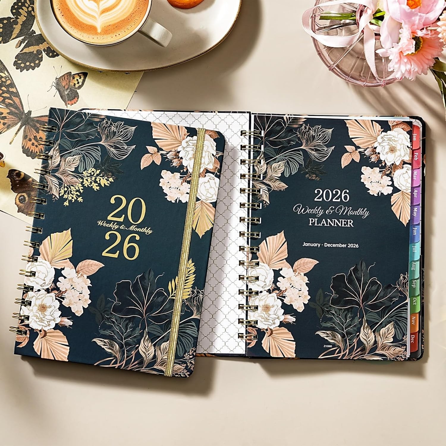 Organize Your : 2026 Weekly & Monthly Planner with  Paper
