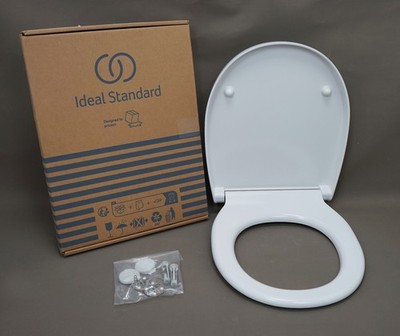 Ideal Standard WC-Sitz Tirso Wrapover Softsloce Antibakteriell Weiß E3355HY
