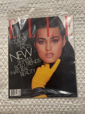 First Issue Elle Magazine in the USA. September 1985. Factory sealed! MINT.