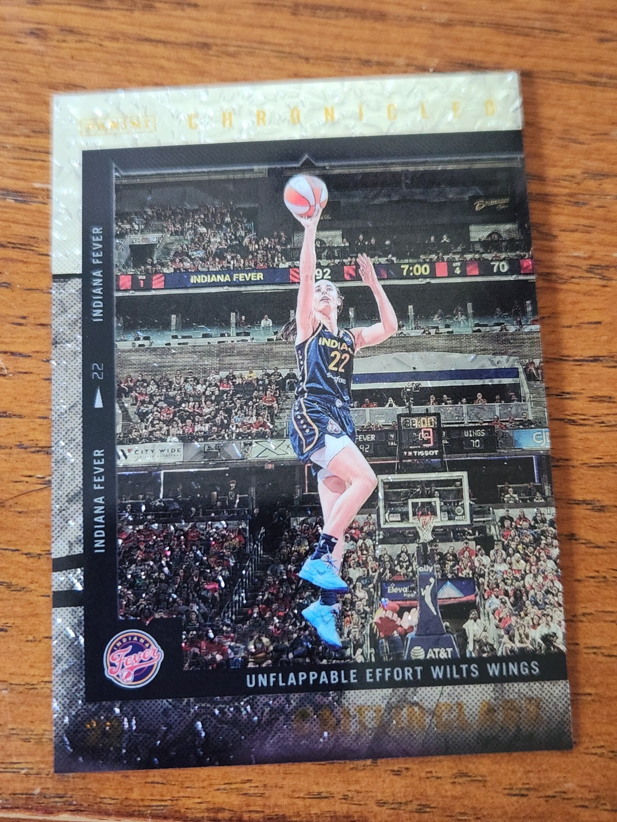 2026 Panini NSCC VIP  Caitlin Clark Chronicled Gold Card #37 08/50