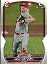 2023 Bowman Draft #BD-200 Jason Savacool