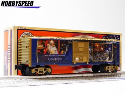 LIONEL THOMAS KINKADE SANTA'S FINAL TOUCH MUSA BOXCAR O GAUGE train 2538090 NEW