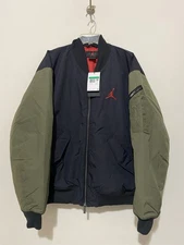 Nike Air Jordan Renegade Flight Bomber Jacket Sz Large HQ2664-045
