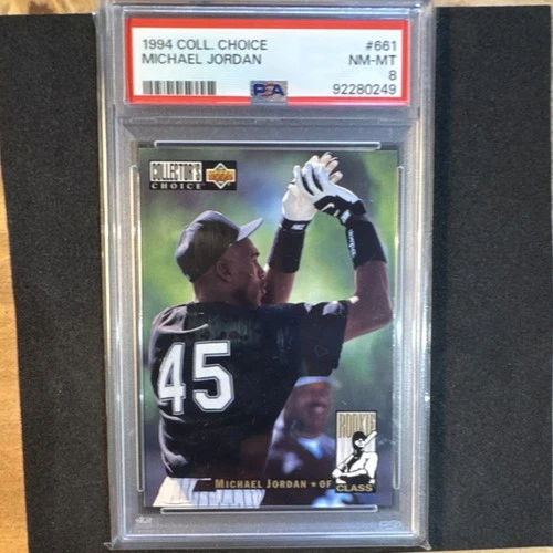 Upper Deck Collector's Choice Michael Jordan #661 PSA 8 Rookie Chicago White Sox