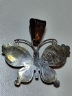 Zuni 2" Buttfly Pendant (5.40)  Artist Signed L. AHIYITE Sterling Silver 925 — photo 2