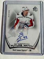 Brett Leason 2021-22 SP Authentic Autographed Future Watch #168 /999 (AU, RC)