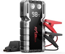 Auto Starthilfe Powerbank 7000A mit LCD-Display f&uuml;r 9L Benzin 8L Diesel USB