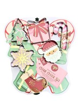 6 Pieces Set Cookie Cutter - Christmas Holiday Stainless Steal Core Kitchen NEW