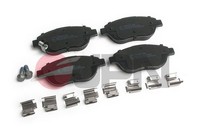 JPN Bremsbelagsatz Scheibenbremse 10H9221-JPN FüR Opel Corsa S07 Cdti L08 L68