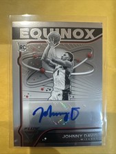 2022-23 Panini Flux Equinox Signatures #EA-JDV Johnny Davis RC Auto Wizards