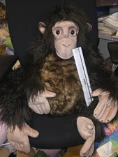 FAO Schwarz Toys R Us Chimpanzee Plush Stuffed Animal 2013