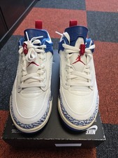 Jordan Spizike Low Sail Storm Blue Varsity Red UK 7 Trainers IM2176-133