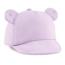 Baby Baseball Hat for Toddler Bear Sun Hats Cotton Infant 3-12 Months Purple