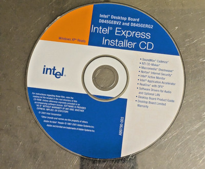 Intel Desktop Board D845GEBV2 and D845GERG2 Intell express installer Disk