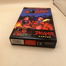 Atari Jaguar Worms cartridge Cib