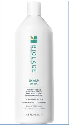 Biolage Scalp Sync Anti-Dandruff Shampoo - Controls Itchy Scalp, 33.8  Exp 04/26