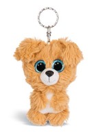 Nici 46312 Glubschis Hund Lollidog 9Cm SchlüSselanhäNger, PlüSchtieranhäNger Mit