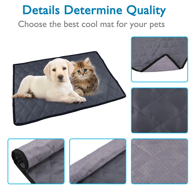 Alfombra de enfriamiento para mascotas Almohadilla fresca Cómoda Cojín Manta de cama para perro gato cachorro S-XL Foto 3 de 4