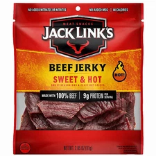 Jack Links 10000007616 Beef Jerky, Sweet & Hot, 2.85-oz. - Quantity 8
