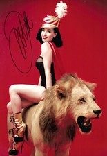Dita von Teese autograph signed 20x30 cm picture