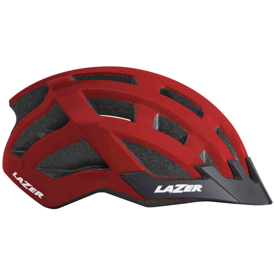 Casco Lazer Compact Ciclismo Bici Mtb E-Bike Bicicletta Rosso Misura 54-61cm - Immagine 3 di 3