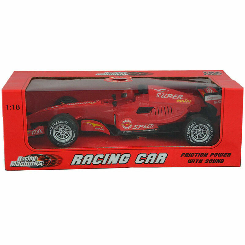 Formula F1 Racing Car Toy With Friction Sound Power 1:18 Kids