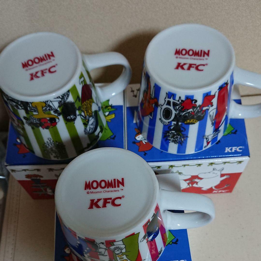 Moomin Mug Tea Cup 3 Types Set KFC Limited Edition Sold at ONLY