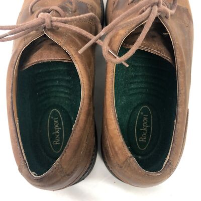 Rockport M1209 Brown Suede Leather Oxford Dress Shoes‎ Men\'s 9 1/2 M $_57.PNG?set_id=880000500F main image 2