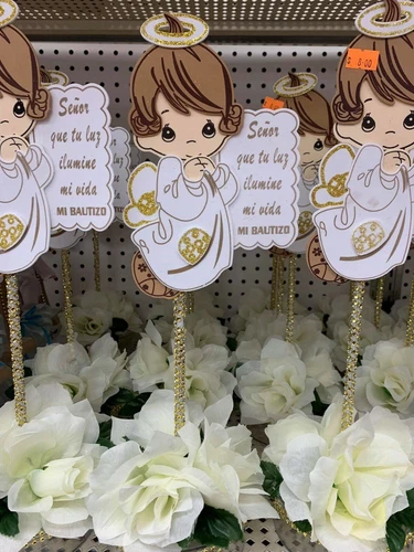 12 Centros De Mesa Bautizo