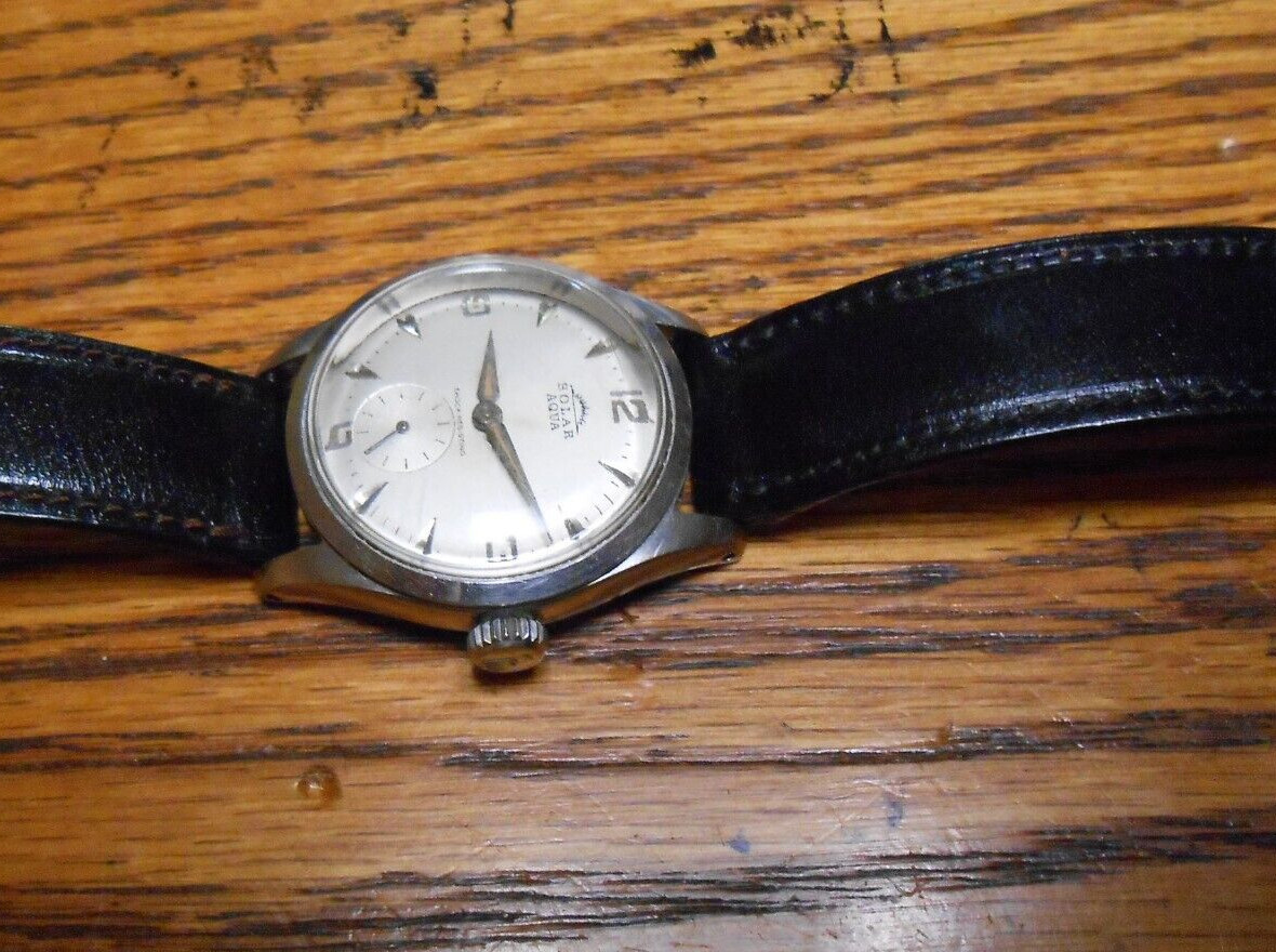 Rolex Watch Solar Aqua Circa 1943, 1260 Movement, 7913 Case