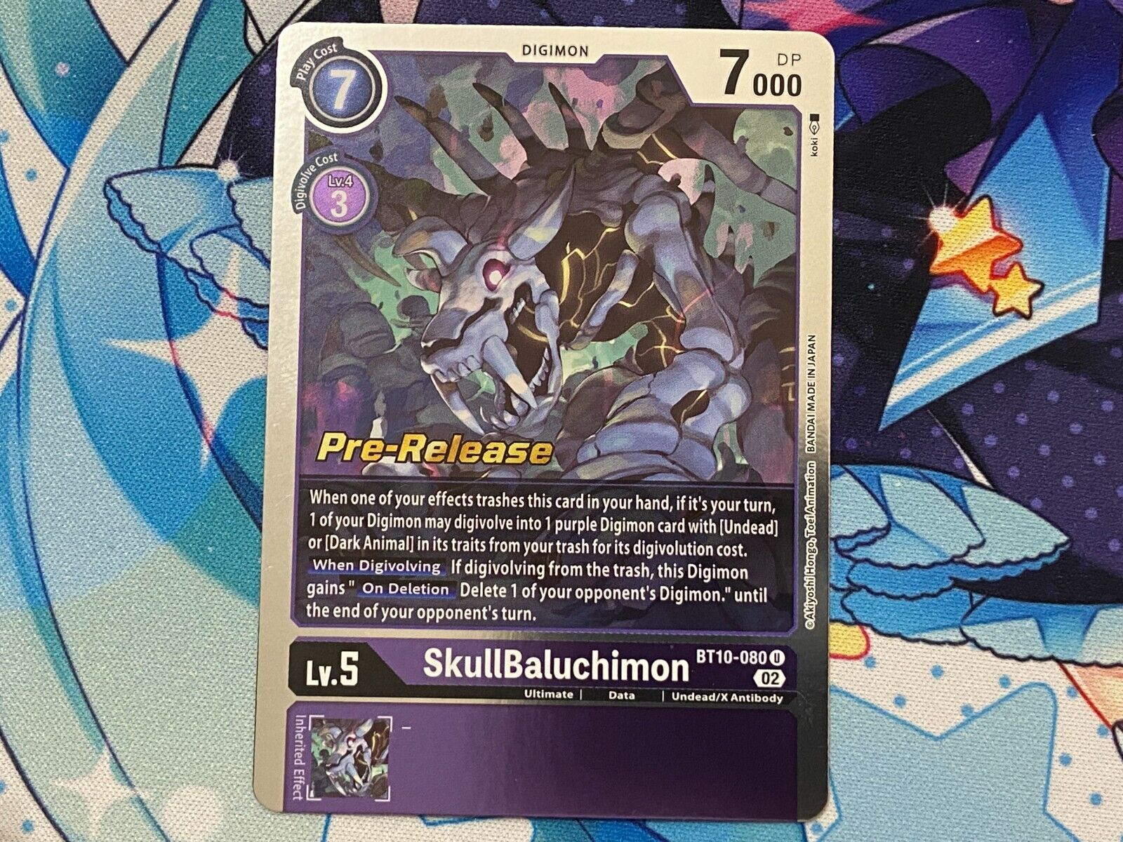 SkullBaluchimon Pre-Release - BT10-080 - NM - Digimon TCG