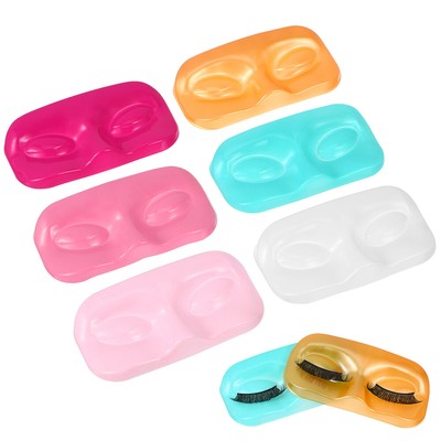 12 Pcs False Eyelash Retention Holder Eyelashes Case Travel Storage Container