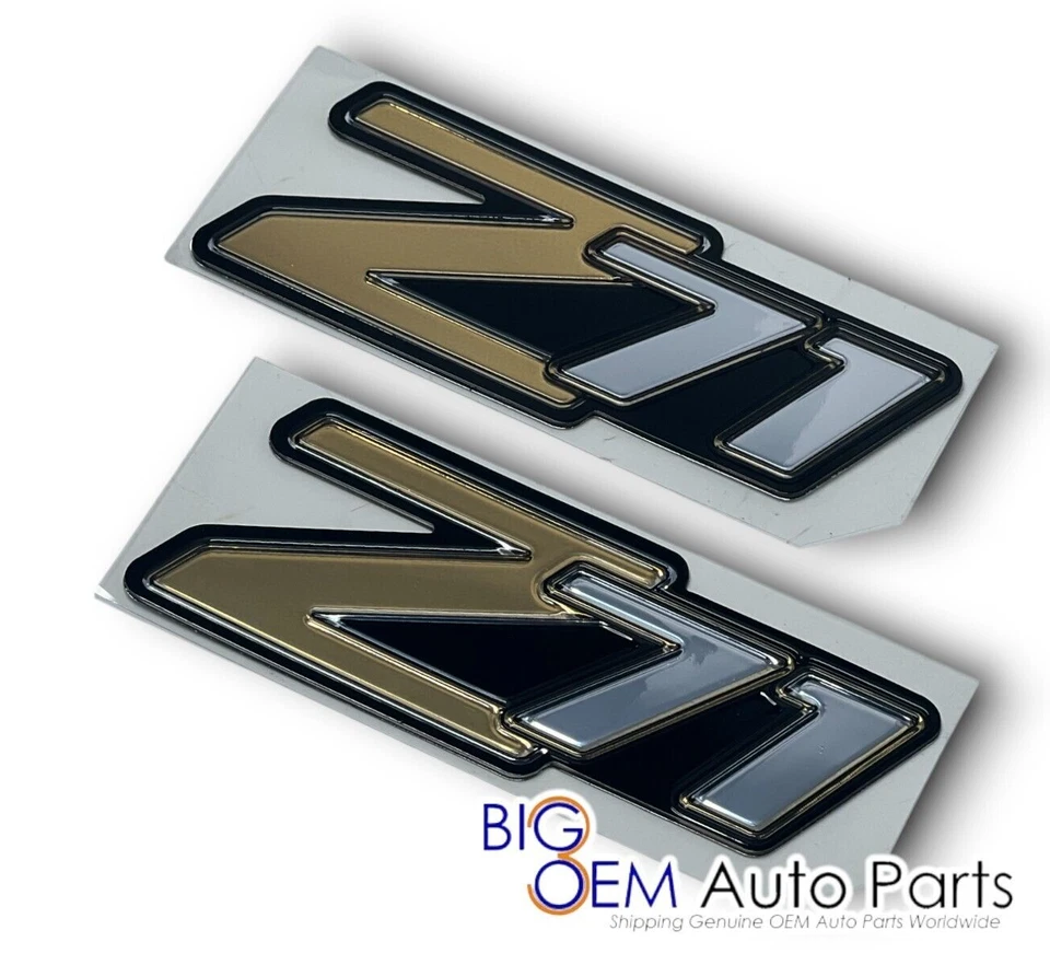 Chevrolet Suburban Tahoe Z71 2000-2006 carrocería par emblema lateral OEM GM 15051184 Foto 4 de 4