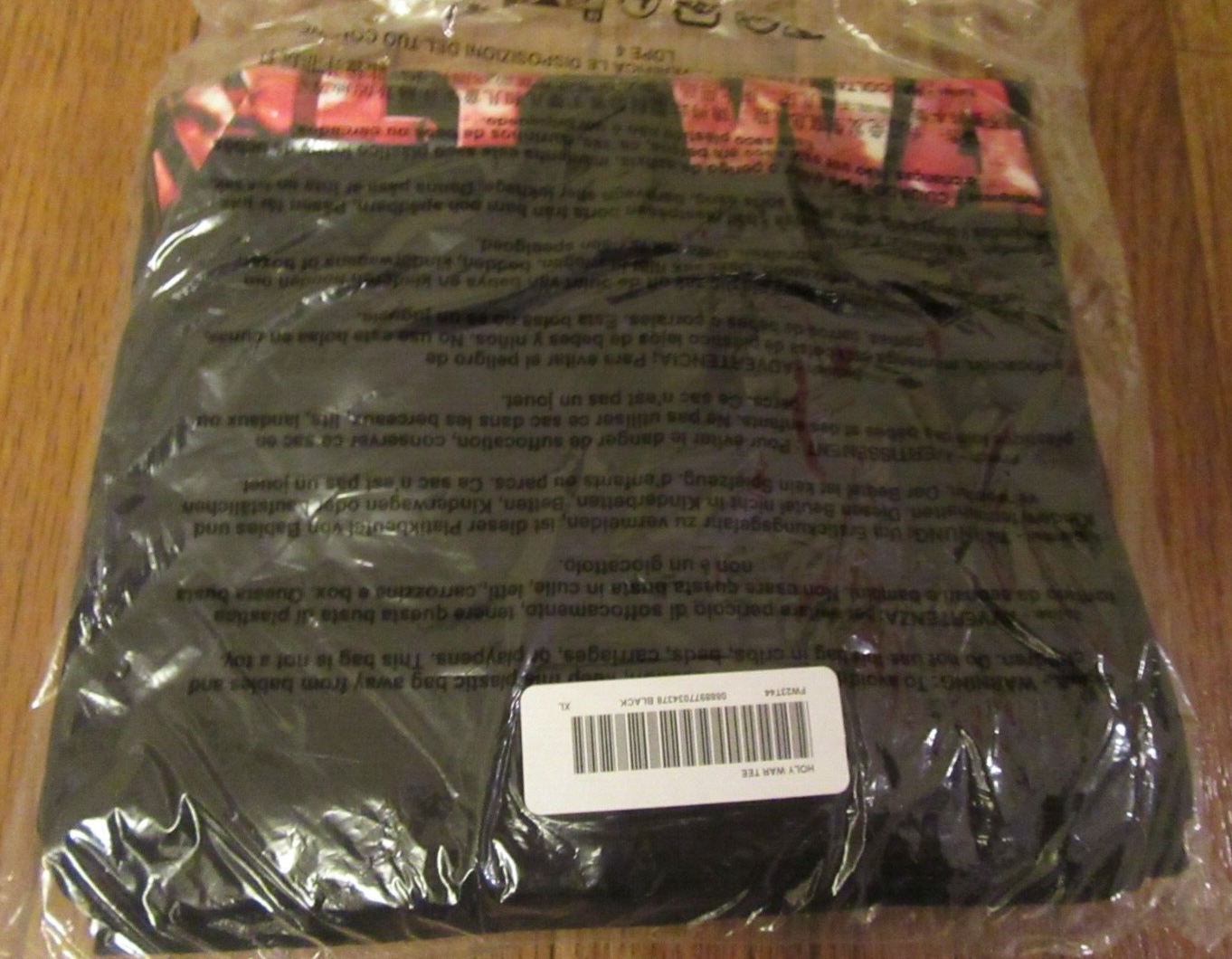 Supreme Holy War Tee T-Shirt Size XL Black FW23 Supreme New