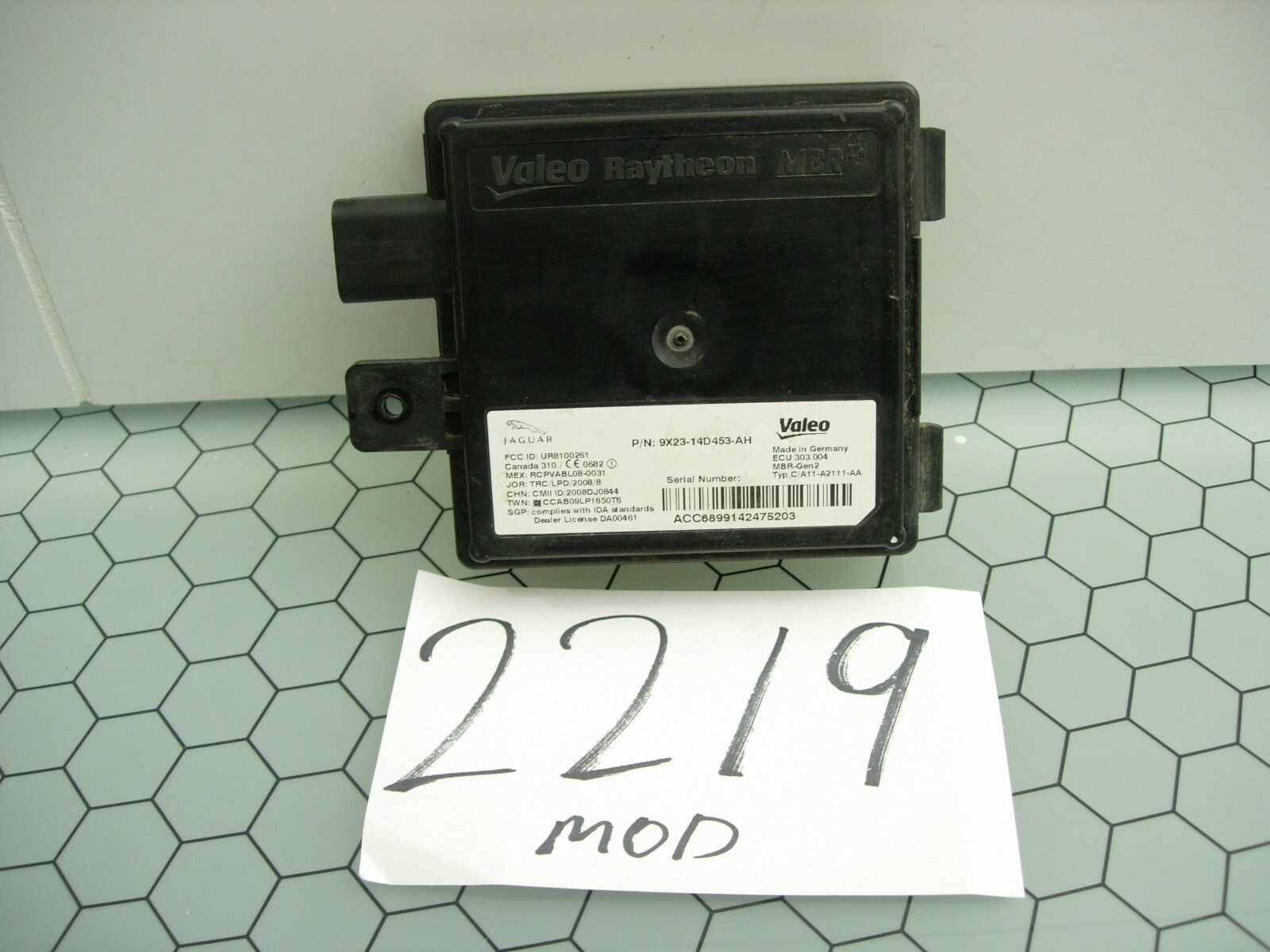 2010 - 2015 Jaguar XF Driver Assist Blind Spot Alert Control Module #2219-MOD 