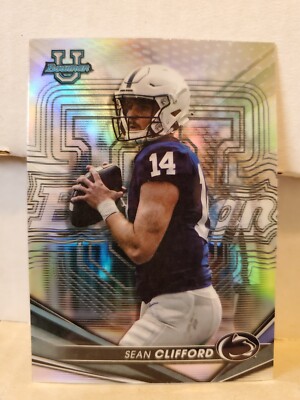 Sean Clifford 2022 Bowman's Best University #64 Refractor SP Rookie Penn State