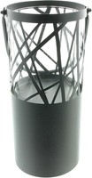 "Windlicht \"Black\" Metall, Laterne, Kerzenhalter, Deko, Glas"